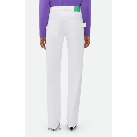 Bottega Veneta White Boyfriend Fit Denim - Picture 2 of 2